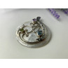 925 STERLING SILVER TOPAZ, AMETHYST, PERIDOT, MOTHER OF PEARL PENDANT