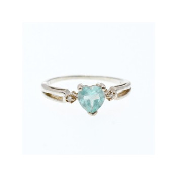 925 Sterling Silver Blue & White Topaz 