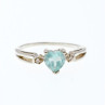 925 Sterling Silver Blue & White Topaz 