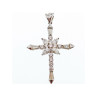 925 Sterling Silver CZ Cross Pendant