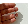 925 Sterling Silver CZ Cross Pendant