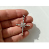 925 Sterling Silver CZ Cross Pendant