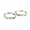 925 Sterling Silver Gold Plated CZ Earrings
