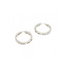 925 Sterling Silver Gold Plated CZ Earrings
