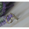 925 Sterling Silver Gold Plated CZ Earrings