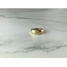 925 Sterling Silver Gold Plated Ring Size 5.5