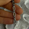 925 Sterling Silver Amethyst & Marcasite Bracelet Length 7.5