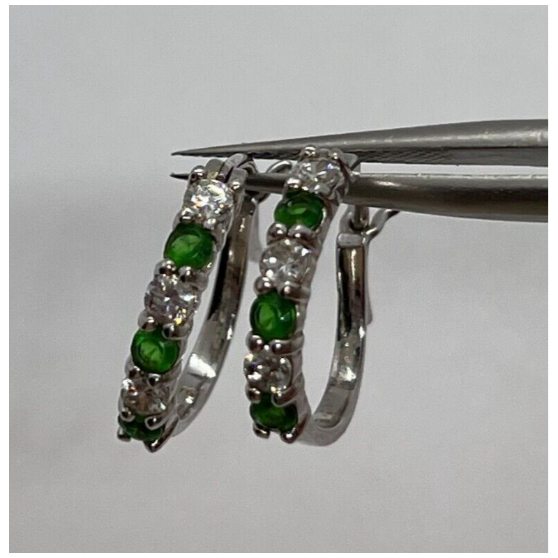 925 Sterling Silver CZ Earrings
