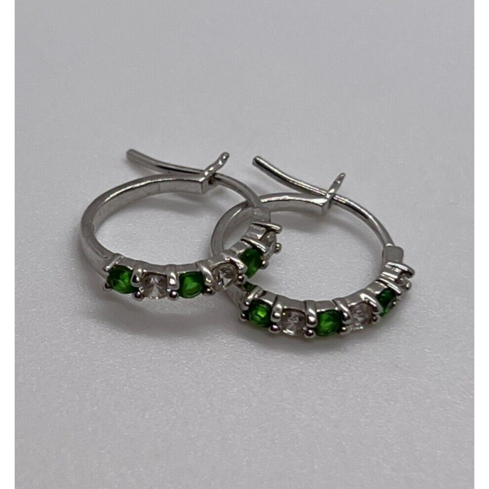 925 Sterling Silver CZ Earrings