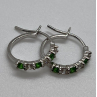925 Sterling Silver CZ Earrings