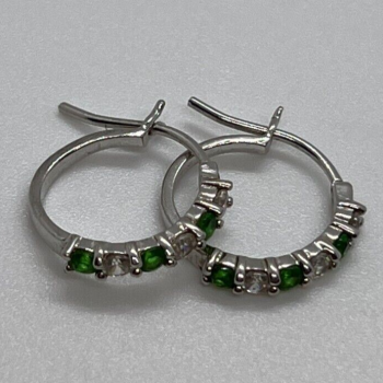 925 Sterling Silver CZ Earrings