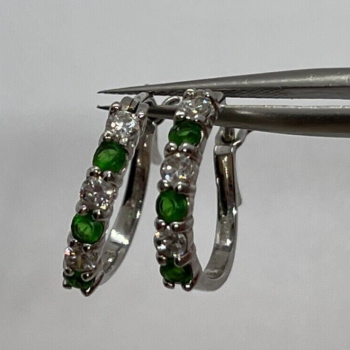 925 Sterling Silver CZ Earrings