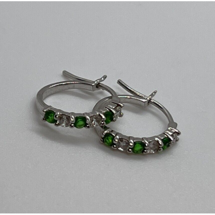 925 Sterling Silver CZ Earrings