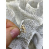 14K Yellow Gold CZ Earrings