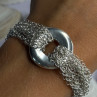 Elegant Design 925 Sterling Silver Bracelet Length 8