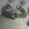 Elegant Design 925 Sterling Silver Bracelet Length 8