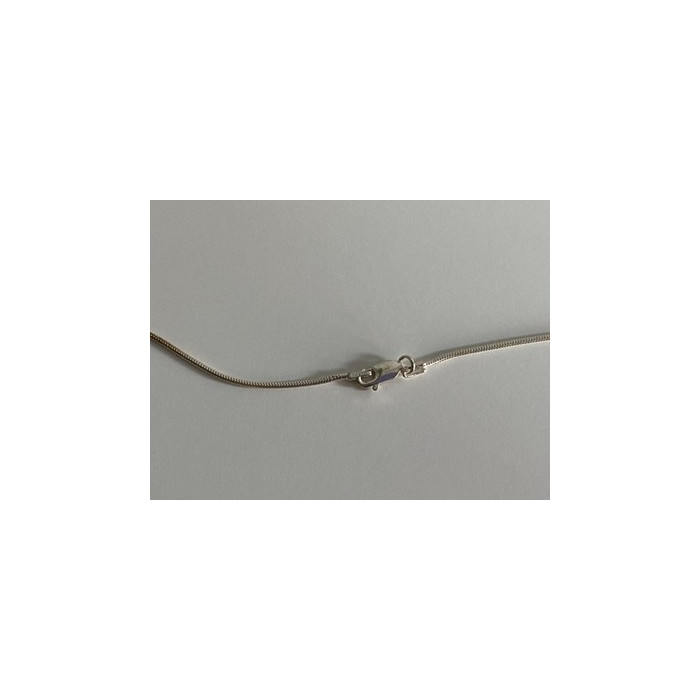 925 Sterling Silver Pink Spinel Chain with Pendant Italy