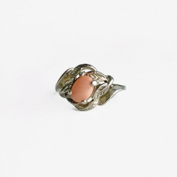 925 Sterling Silver Agate Ring Size 5.5