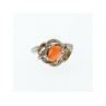 925 Sterling Silver Agate Ring Size 5.5