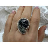 925 Sterling Silver Jasper Ring Size 8