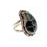 925 Sterling Silver Jasper Ring Size 8