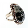 925 Sterling Silver Jasper Ring Size 8