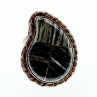 925 Sterling Silver Jasper Ring Size 8