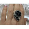 925 Sterling Silver Jasper Ring Size 8