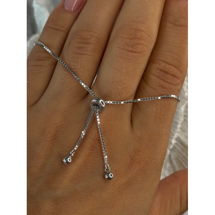 925 Sterling Silver Sapphire & Cz Bracelet Sizable