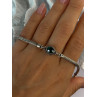 925 Sterling Silver Emerald Bracelet Length 7/7.5