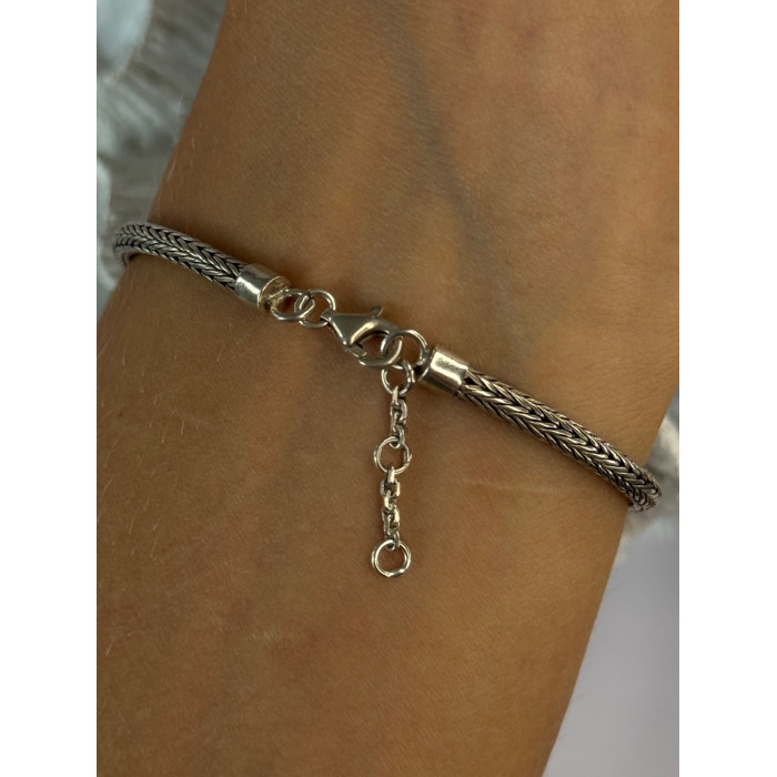 925 Sterling Silver Emerald Bracelet Length 7/7.5