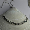 925 Sterling Silver Beryl & Spinel Bracelet Sizable