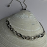925 Sterling Silver Beryl & Spinel Bracelet Sizable