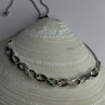 925 Sterling Silver Beryl & Spinel Bracelet Sizable