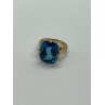10K YELLOW GOLD RING  TOPAZ  SIZE 5