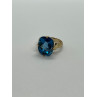 10K YELLOW GOLD RING  TOPAZ  SIZE 5