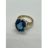 10K YELLOW GOLD RING  TOPAZ  SIZE 5