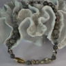 Elegant Design 925 Sterling Silver Jasper Necklace Length 18.5