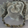 Elegant Design 925 Sterling Silver Jasper Necklace Length 18.5