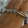 Elegant Design 925 Sterling Silver Jasper Necklace Length 18.5
