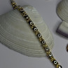 Italy 925 Sterling Silver & Gold Plated Bracelet Length 7