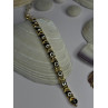 Italy 925 Sterling Silver & Gold Plated Bracelet Length 7