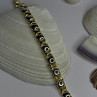 Italy 925 Sterling Silver & Gold Plated Bracelet Length 7