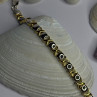 Italy 925 Sterling Silver & Gold Plated Bracelet Length 7