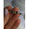Italy 925 Sterling Silver & Gold Plated Bracelet Length 7