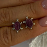 925 Sterling Silver Turtle Agate Earrings Length 0.50 Inch