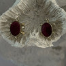 925 Sterling Silver Turtle Agate Earrings Length 0.50 Inch