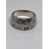 925 Sterling Silver Ring With Mother Of Pearl Size 9.75