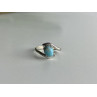 Vintage 925 Sterling Silver Larimar Ring Size 6.5