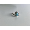 Vintage 925 Sterling Silver Larimar Ring Size 6.5